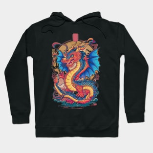 Chinese style dragon Hoodie